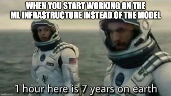 Invest in ML Infrastructure, image credit: https://medium.com/@ashwinnaidu1991/unleashing-the-magic-of-mlflow-an-enchanting-guide-to-machine-learning-and-mlops-2a710592839